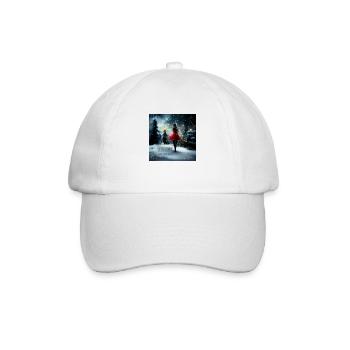 This Christmas girl in a red dress - Baseball Cap - white/white - Front