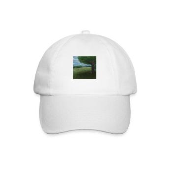 Peinture paysage - Casquette classique - blanc/blanc - Devant