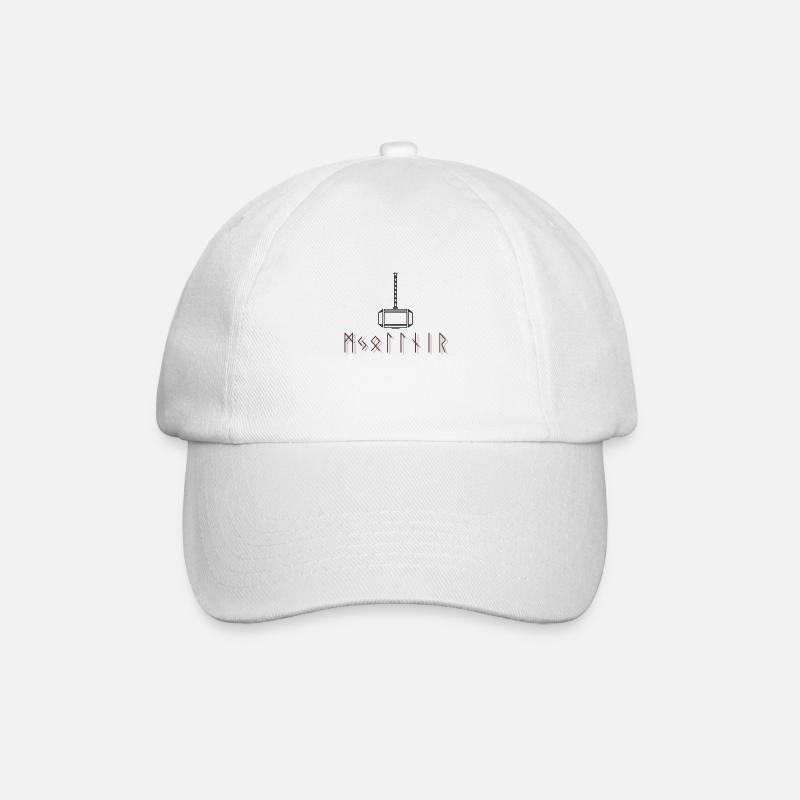 La légende de Mjolnir - Casquette classique - blanc/blanc