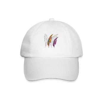Feder - Baseballkappe - Weiß/Weiß - Vorne