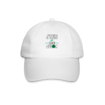 J’suis en mode avion - Casquette classique - blanc/blanc - Devant