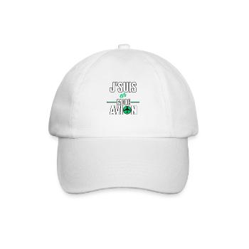 J’suis en mode avion - Casquette classique - blanc/blanc - Devant