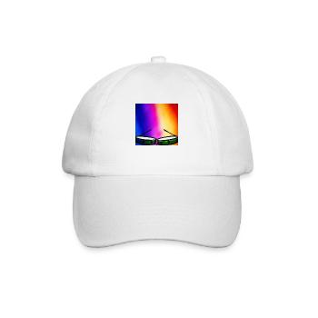 Rainbow Drums - Baseballkappe - Weiß/Weiß - Vorne