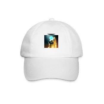 Le chien de l’univers - Casquette classique - blanc/blanc - Devant