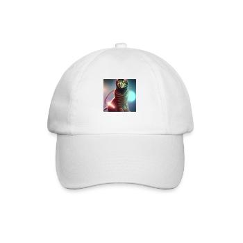 The Universe Cat - Baseball Cap - white/white - Front