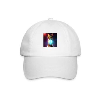 The Universe Cat - Baseball Cap - white/white - Front