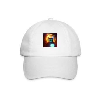The Universe Cat - Baseball Cap - white/white - Front