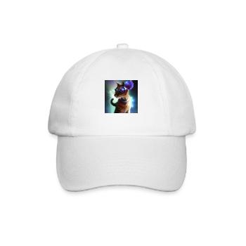 The Universe Cat - Baseball Cap - white/white - Front