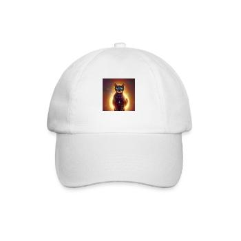 The Universe Cat - Baseball Cap - white/white - Front