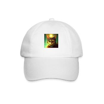 Le chat de l’univers - Casquette classique - blanc/blanc - Devant