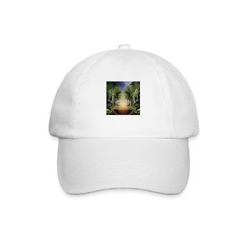 Jungle artwork - Baseball Cap - white/white - Front
