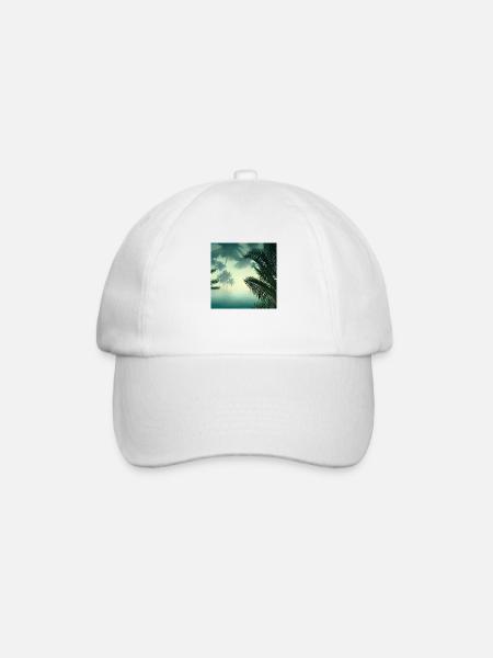 Vue sur l’eau de la jungle - Casquette classique - blanc/blanc