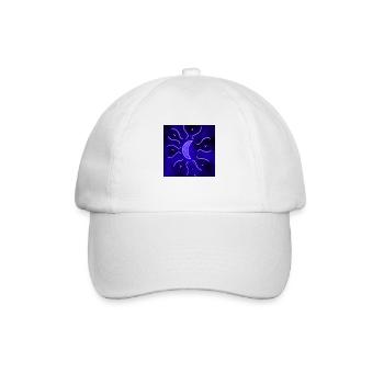 ELEKTRISCHER MANDALA MOND - Baseballkappe - Weiß/Weiß - Vorne