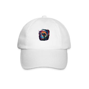 Space Portal - for Colored Shirts - Baseball Cap - white/white - Front