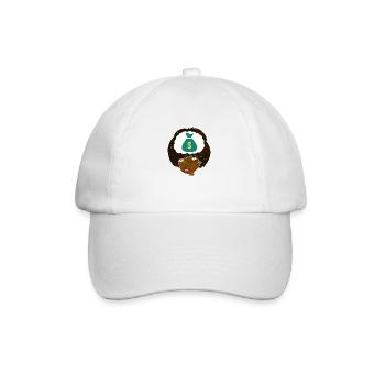 Réfléchissant à l’argent - Casquette classique - blanc/blanc - Devant
