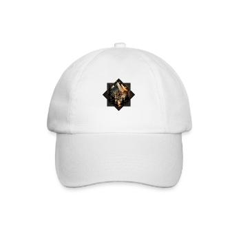 Berge und Kompass 6 - Baseballkappe - Weiß/Weiß - Vorne