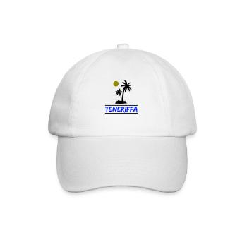 Teneriffa - Baseballkappe - Weiß/Weiß - Vorne
