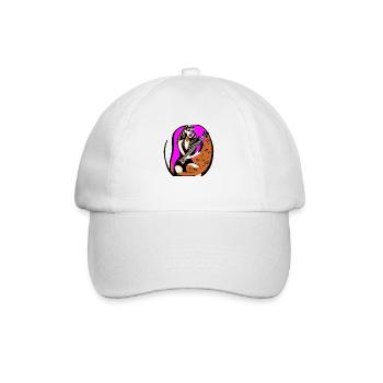 Music Girl - Baseball Cap - white/white - Front