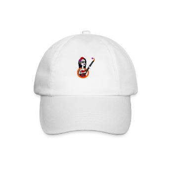 Music Girl - Baseball Cap - white/white - Front