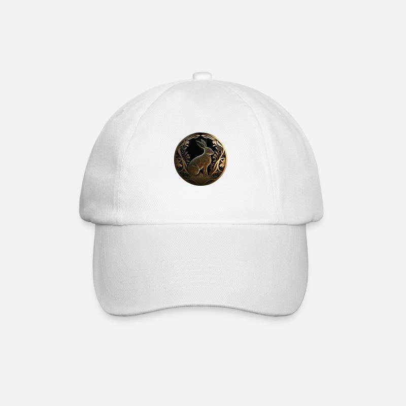 Lapin du nouvel an. - Casquette classique - blanc/blanc