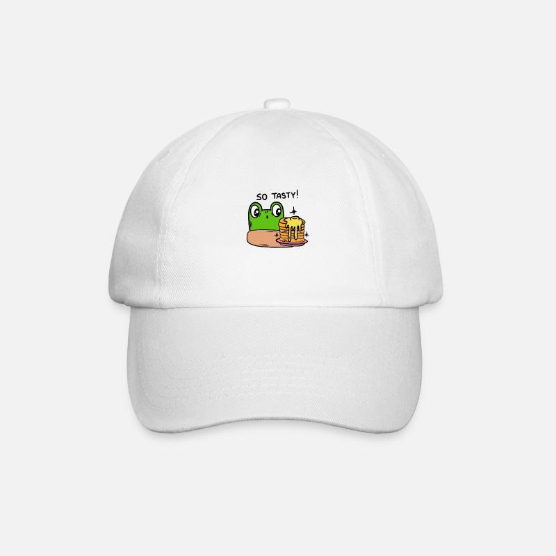 Drôle de grenouille, crapaud - Casquette classique - blanc/blanc