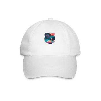 Bergmond Vinyl - Baseballkappe - Weiß/Weiß - Vorne