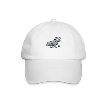 Grey Wolf - Baseball Cap - white/white - Front