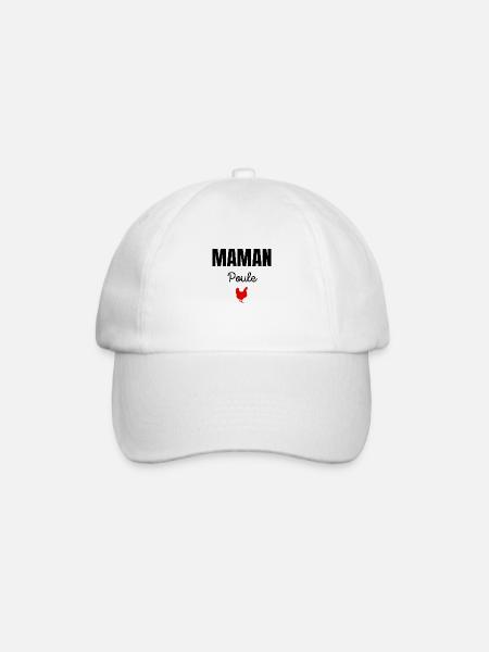 maman poule - Casquette classique - blanc/blanc