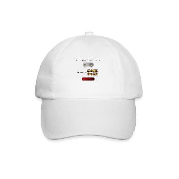 Live like a gamer. If you fail, try again. - Baseball Cap - white/white - Front