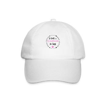 Je suis une psychomotricienne au top - Casquette classique - blanc/blanc - Devant