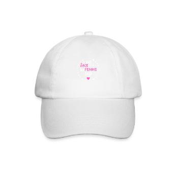Je suis une sage femme au top - Casquette classique - blanc/blanc - Devant