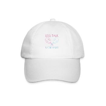 Padel Paddle Raquette Tennis Sport I Cadeau - Casquette classique - blanc/blanc - Devant