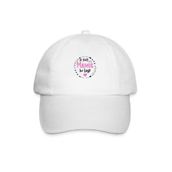 Je suis une mamie au top - Casquette classique - blanc/blanc - Devant