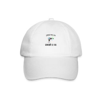 je peux pas j'ai qwan ki do - Casquette classique - blanc/blanc - Devant