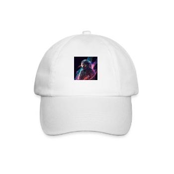 Astronaute dans la nébuleuse de l’espace - Casquette classique - blanc/blanc - Devant