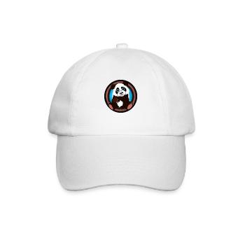 Panda von Kaeyras Designer World! - Baseballkappe - Weiß/Weiß - Vorne