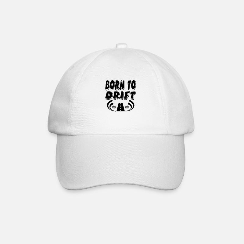 Auto - Baseballkappe - Weiß/Weiß