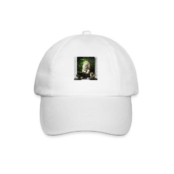White, majestic lion - Baseball Cap - white/white - Front