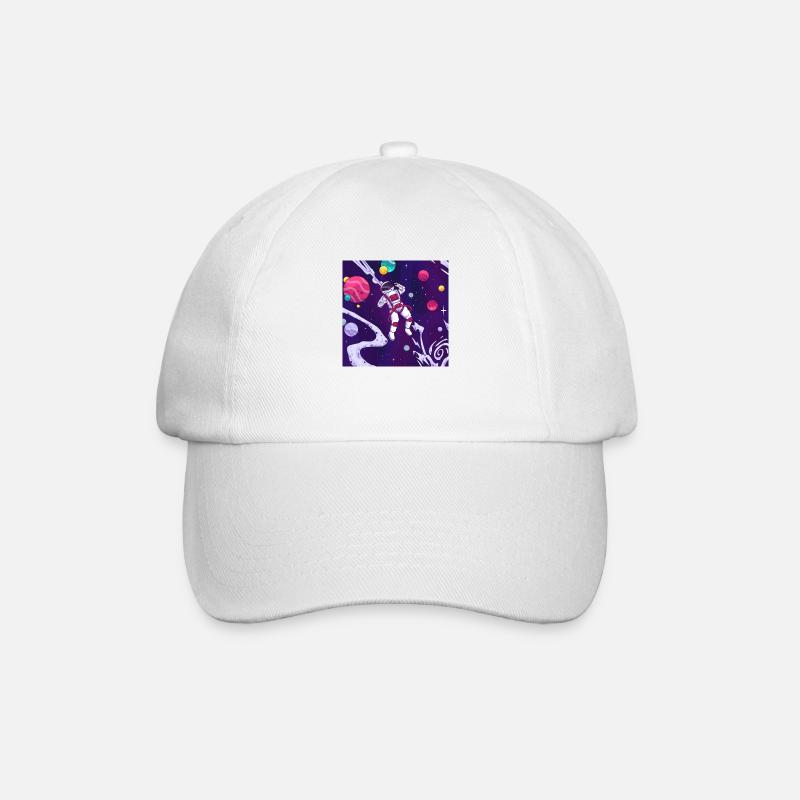 Universe - Baseball Cap - white/white