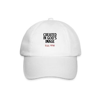 Créé à l’image de Dieu est 1994 - Casquette classique - blanc/blanc - Devant