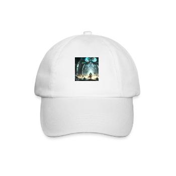 Science-fiction : combat : art numérique - Casquette classique - blanc/blanc - Devant