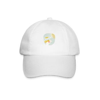 Spring sun - Baseball Cap - white/white - Front