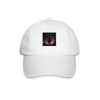 A mysterious man - Baseball Cap - white/white - Front