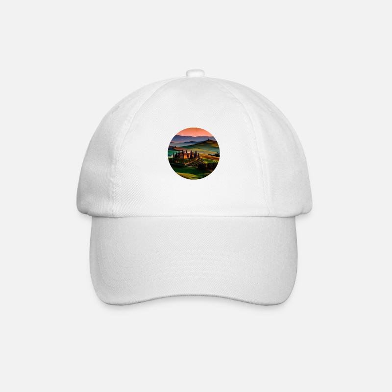 La Dolce Vita - Toskana - Baseballkappe - Weiß/Weiß