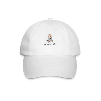 süßes Baby - Baseballkappe - Weiß/Weiß - Vorne