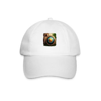 Archery requires high precision - Baseball Cap - white/white - Front