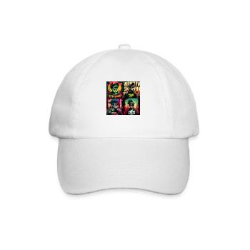 Strange new world in Cyber Punk - Baseball Cap - white/white - Front