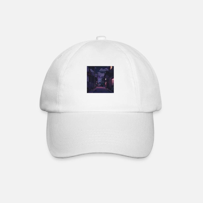 Nuit Lofi - Casquette classique - blanc/blanc