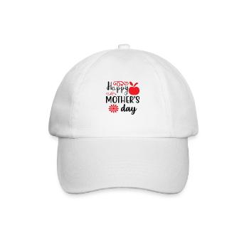Happy mother ́s day - Baseball Cap - white/white - Front