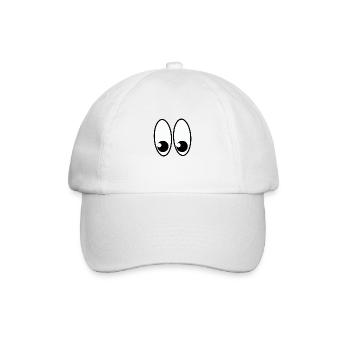 Eyes - Baseball Cap - white/white - Front
